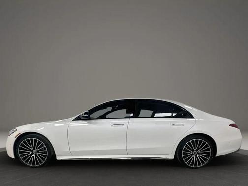 White 2023 Mercedes-Benz S-Class 4MATIC