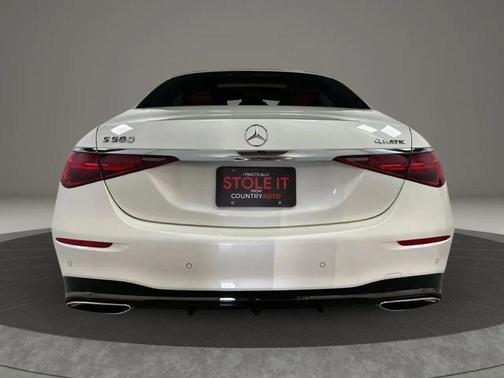 White 2023 Mercedes-Benz S-Class S 580 4MATIC