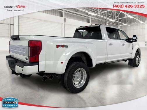 White 2022 Ford F-450 Platinum