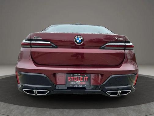 Red 2025 BMW 760 xDrive