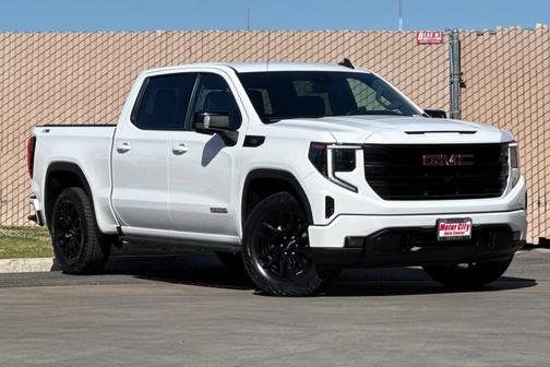 Summit White 2023 GMC Sierra 1500 Elevation