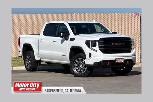 Summit White 2025 GMC Sierra 1500 AT4