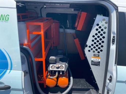 Frozen White 2018 Ford Transit Connect XL