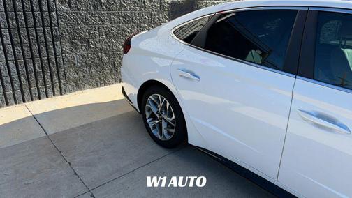 White 2023 Hyundai SONATA SEL