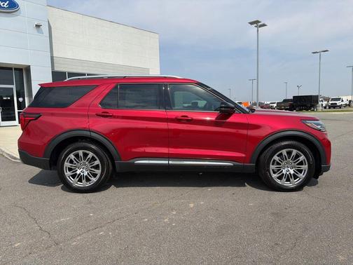 Rapid Red Metallic Tinted Clearcoat 2026 Ford Explorer Platinum