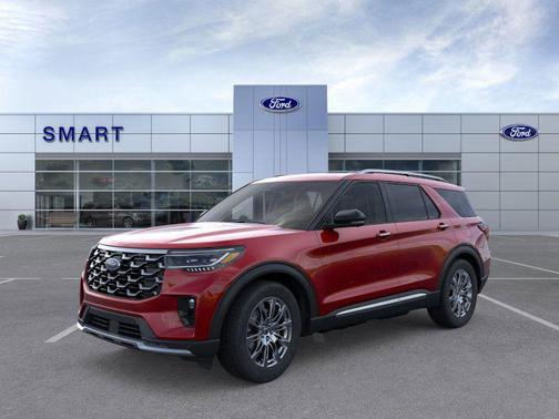 Rapid Red Metallic Tinted Clearcoat 2026 Ford Explorer Platinum