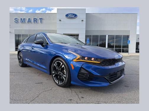 Sapphire Blue 2022 Kia K5 GT-Line