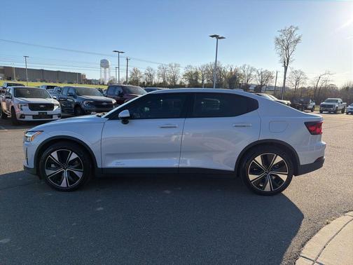Snow Metallic 2024 Polestar 2 Long Range Single Motor