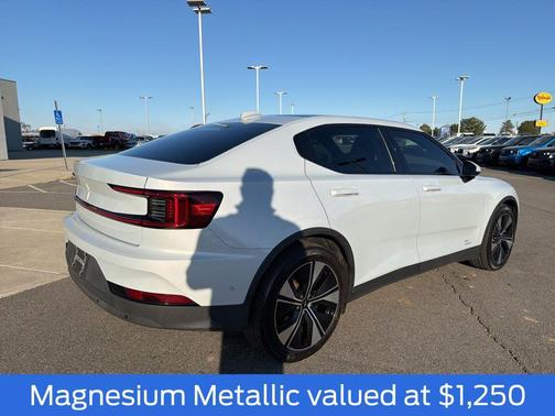 Snow Metallic 2024 Polestar 2 Long Range Single Motor