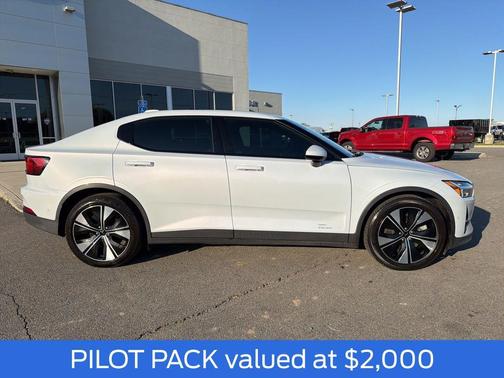 Snow Metallic 2024 Polestar 2 Long Range Single Motor