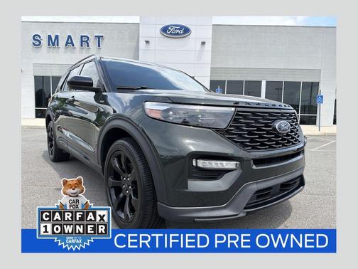Forged Green Metallic 2023 Ford Explorer ST-Line