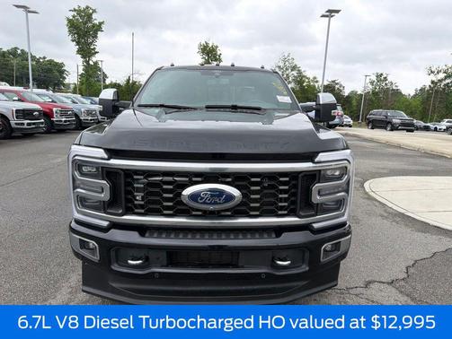 Agate Black Metallic 2024 Ford F-350 Platinum
