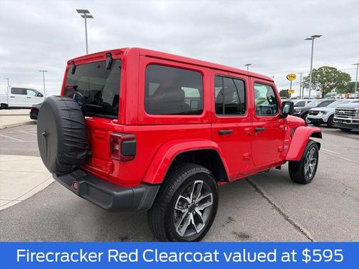 Firecracker Red Clearcoat 2024 Jeep Wrangler 4xe Sahara