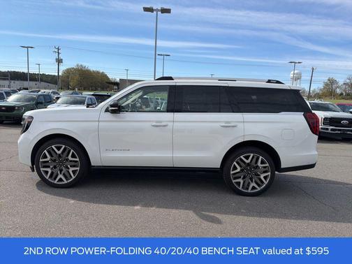 White Metallic 2025 Ford Expedition Platinum