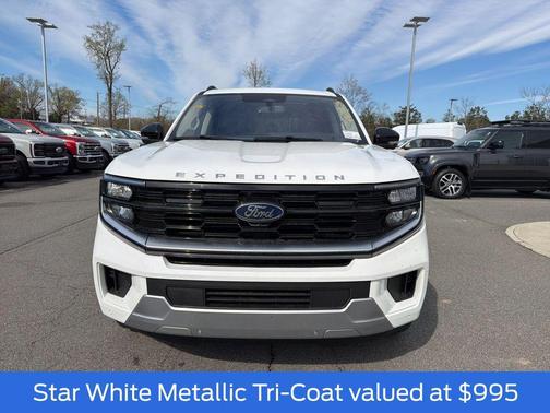 White Metallic 2025 Ford Expedition Platinum