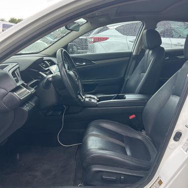 Platinum White Pearl 2019 Honda Civic EX-L