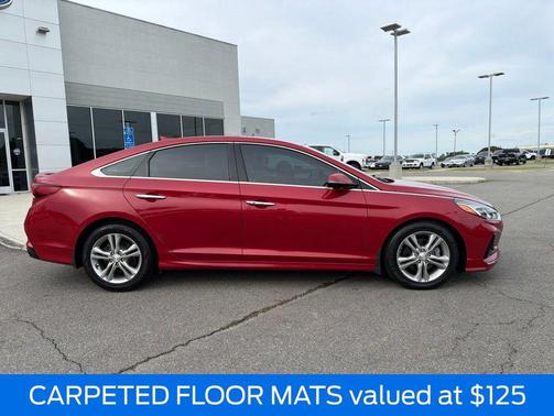 Scarlet Red 2018 Hyundai SONATA Limited
