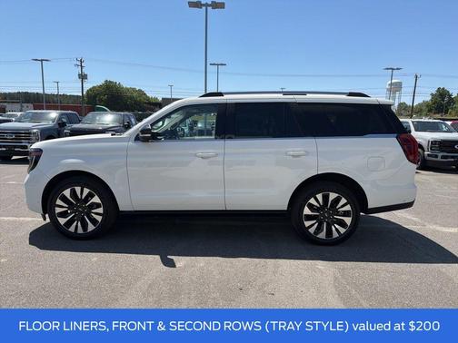 White Metallic 2025 Ford Expedition Platinum