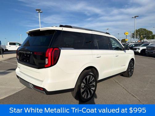 White Metallic 2025 Ford Expedition Platinum