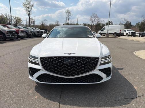 Alta White 2025 Genesis G80 3.5T Sport Advanced AWD