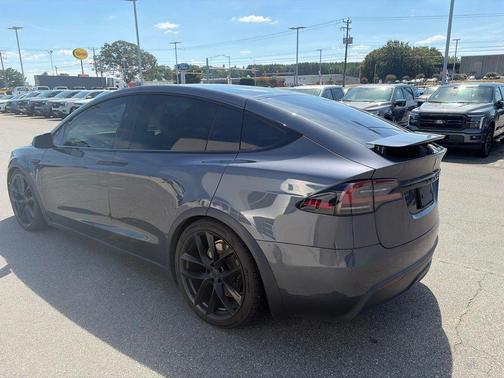 Gray 2022 Tesla Model X Plaid Tri Motor All-Wheel Drive