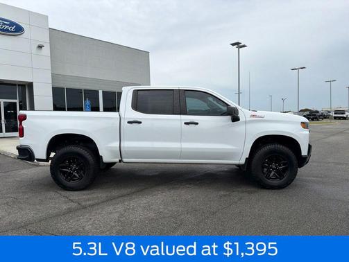 Summit White 2020 Chevrolet Silverado 1500 Custom Trail Boss