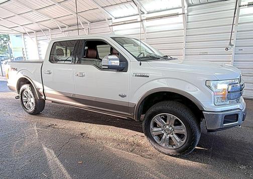 White Platinum Metallic Tri-Coat 2019 Ford F-150 King Ranch