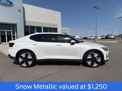 Snow Metallic 2024 Polestar 2 Long Range Dual Motor