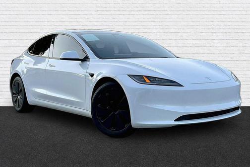 Pearl White Multi-Coat 2024 Tesla Model 3 Long Range