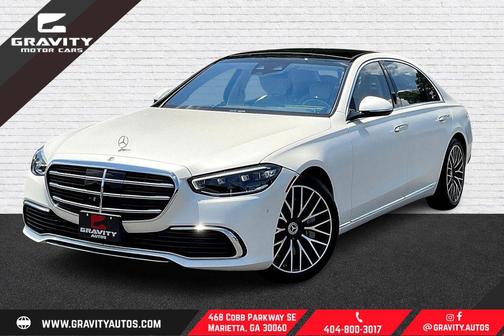 White 2023 Mercedes-Benz S-Class 4MATIC