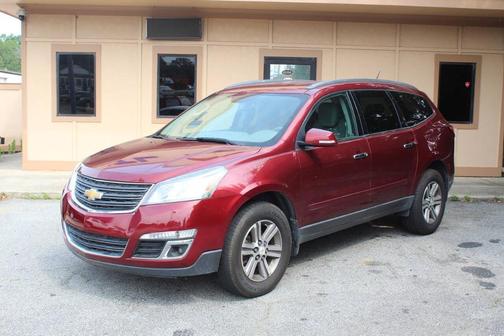 Burgundy 2017 Chevrolet Traverse 1LT