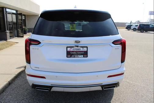 Crystal White 2024 Cadillac XT6 Premium Luxury AWD