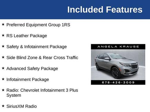 Sterling Gray Metallic 2023 Chevrolet Equinox RS