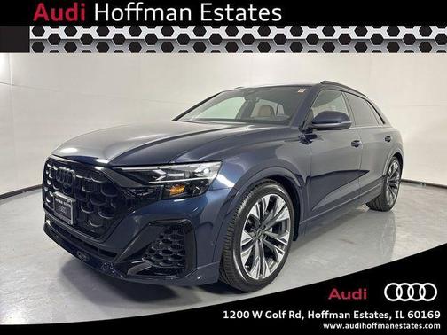 Waitomo Blue Metallic 2025 Audi Q8 55 Premium