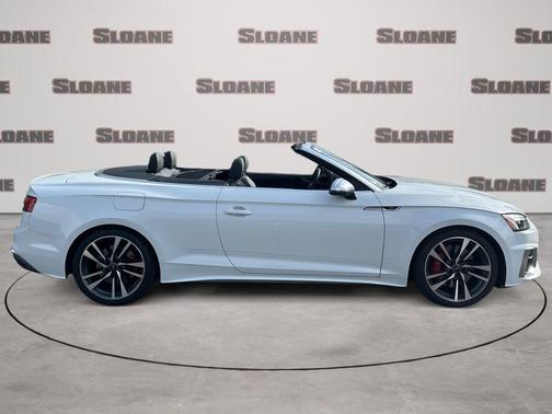 Glacier White Metallic w/ Black Roof 2024 Audi S5 3.0T Premium