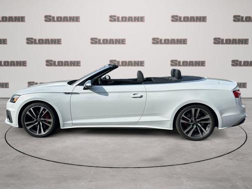 Glacier White Metallic w/ Black Roof 2024 Audi S5 3.0T Premium