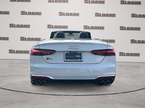 Glacier White Metallic w/ Black Roof 2024 Audi S5 3.0T Premium