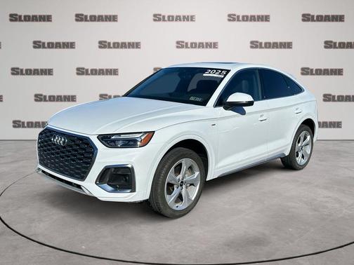 Glacier White Metallic 2025 Audi Q5 45 S line quattro Premium