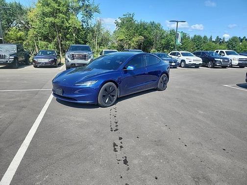 Deep Blue Metallic 2024 Tesla Model 3 Long Range