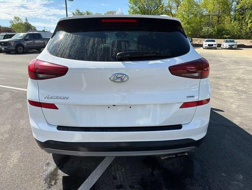 Cream White 2020 Hyundai TUCSON Sport