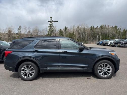 Stone Blue Metallic 2022 Ford Explorer XLT