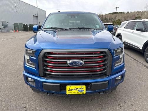 Lightning Blue 2017 Ford F-150 Lariat