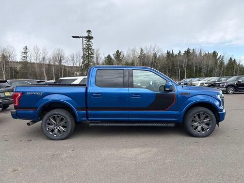 Lightning Blue 2017 Ford F-150 Lariat