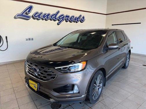 Stone Gray Metallic 2019 Ford Edge Titanium