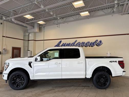 Star White Metallic Tri-Coat 2025 Ford F-150 Platinum
