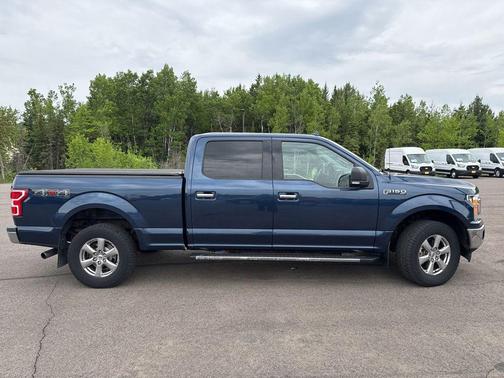 Blue 2018 Ford F-150 XLT