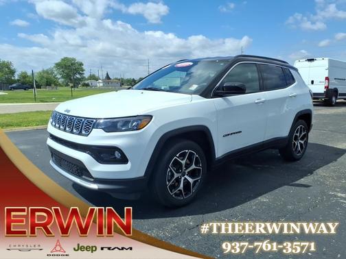Bright White Clearcoat 2025 Jeep Compass Limited