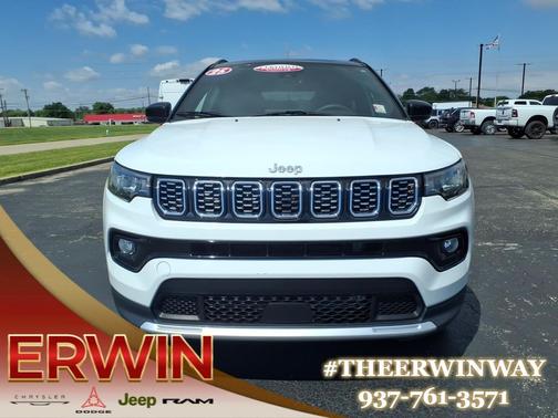 Bright White Clearcoat 2025 Jeep Compass Limited