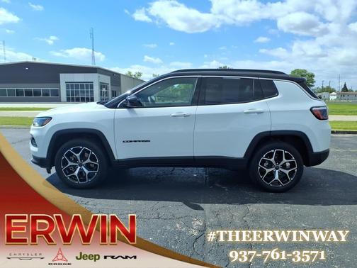 Bright White Clearcoat 2025 Jeep Compass Limited