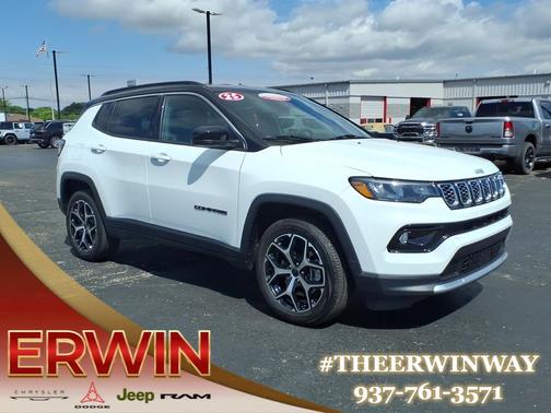 Bright White Clearcoat 2025 Jeep Compass Limited